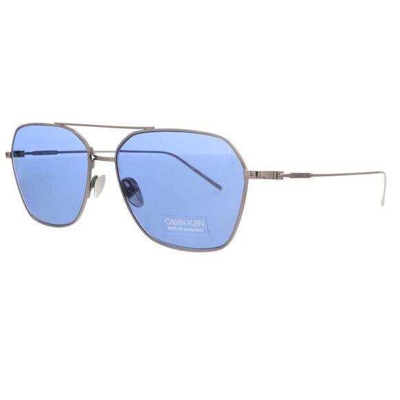 Calvin Klein CK18112S 39174 Dark Gunmetal Square Sunglasses